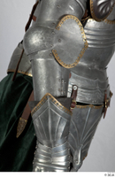  Photos Medieval Knight in plate armor 9 Green Gambeson Historical Medieval soldier plate armor 0002.jpg